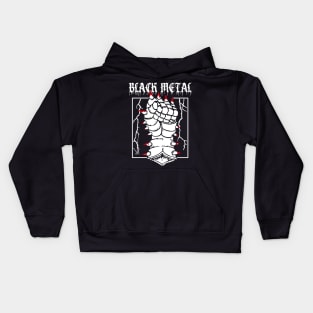 Black Metal Antifa Kids Hoodie